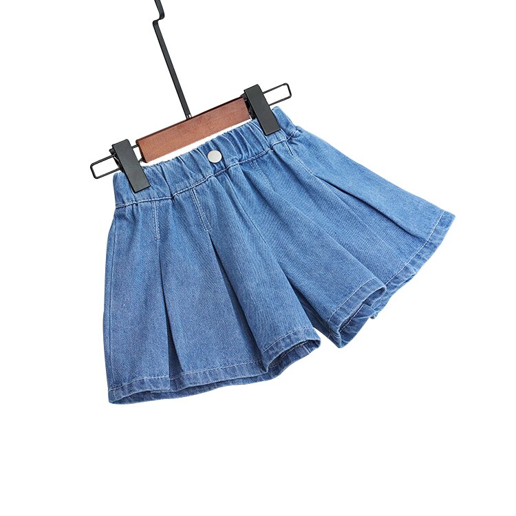 Sommer baby pige shorts sommer løse pure jeans shorts piger baby fritid behagelig børn korte nederdele pigetøj