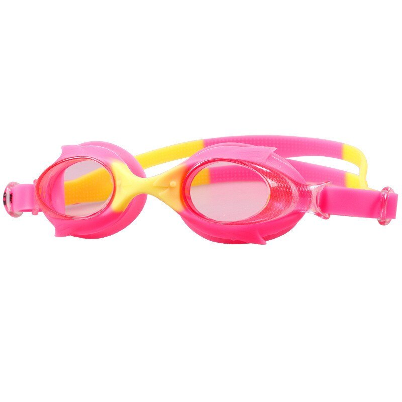 Kleurrijke Verstelbare Kinderen Kids Waterdichte Siliconen Anti Fog Uv Shield Zwemmen Bril Goggle Eyewear Brillen Met Doos 5P3