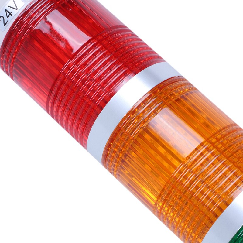 AC/DC 24V Red Green Yellow LED Lamp Industrial Tower Signal Light