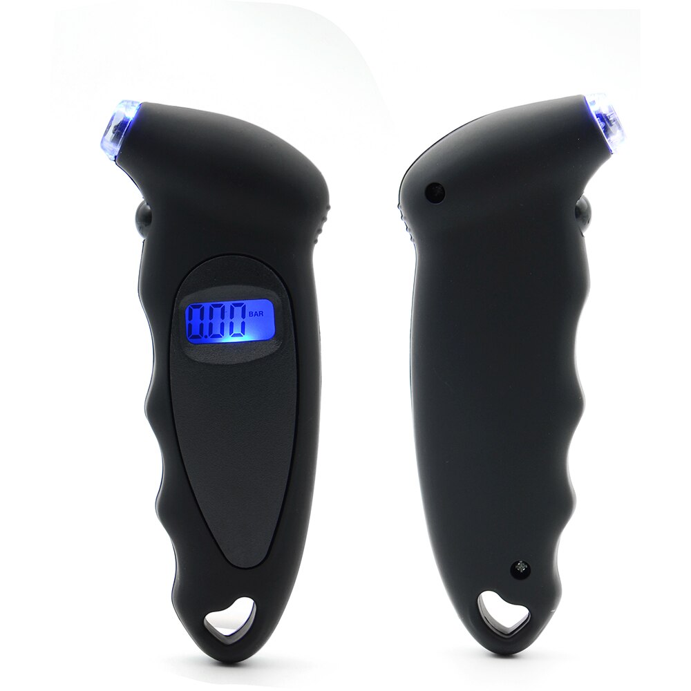 Digitaalinen rengaspainemittari pyörä polkupyörä auton renkaiden diagnostiikkatyökalu 0-150 psi taustavalo lcd ilmanpainemittarin testeri