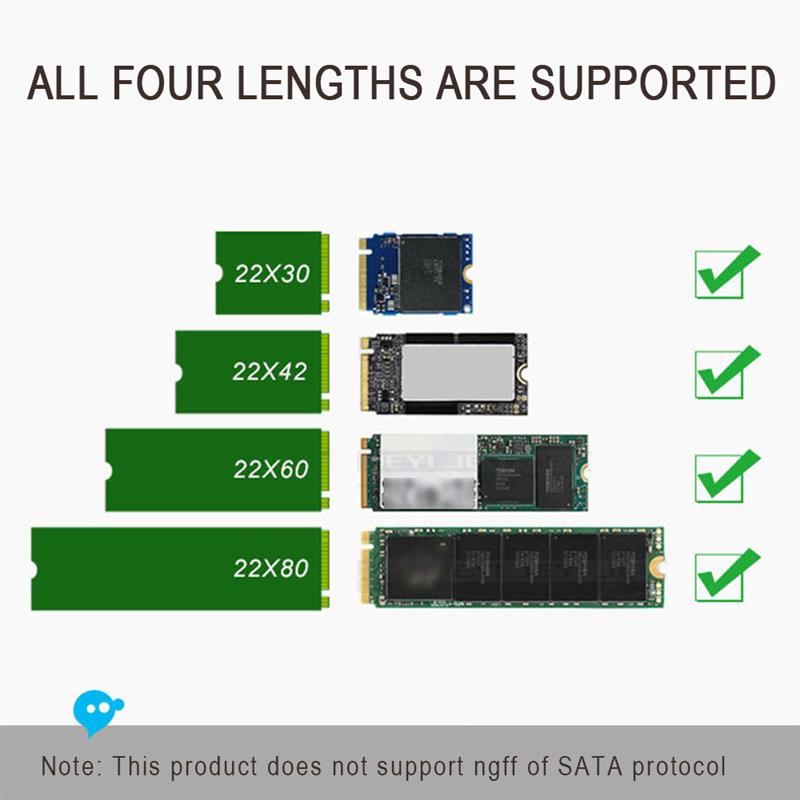 Jeyi Pcie M2 Adapter M Sleutel M2 Ssd Nvme Naar Pcie Ssd 2280 Adapter Ngff M.2 Pci-E X16 Converter Kaart met Warmte Doos