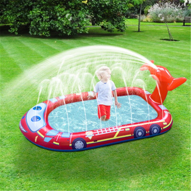 Tapis de pulvérisation d'eau gonflable pour jardin d'été, arroseur amusant pour enfants, piscine, tapis de jeu pour bébé