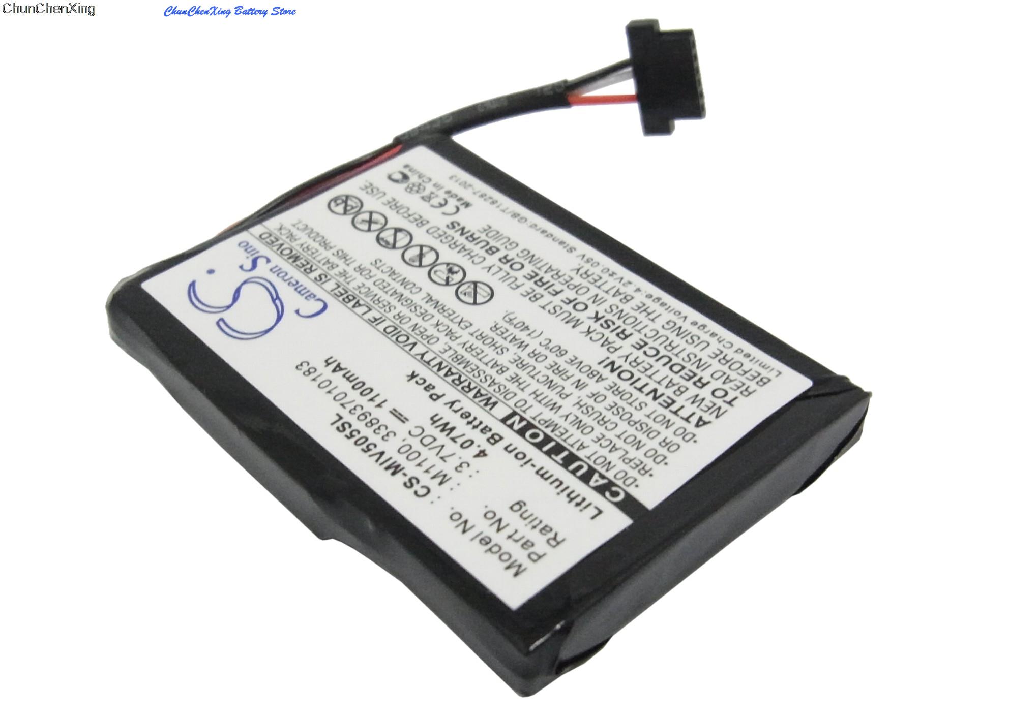 Cameron Sino 1100mAh Battery for Mitac/NAVMAN Mio Spirit V505 TV, Mio Spirit V735 TV