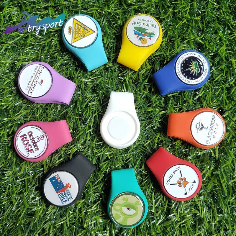 Golf Alignment Gericht Tool Putting Cap Clip Stijlvolle Golf Golf Hoed Clip Ball Marker Houder Magnetische Bevestig Silicone