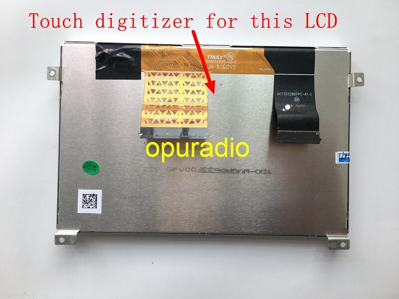 Écran tactile LCD pour VW MIB, module d&#39;affichage de Navigation de voiture, TDO-WVGA0633F00039 TDO-WVGA0633F00045,