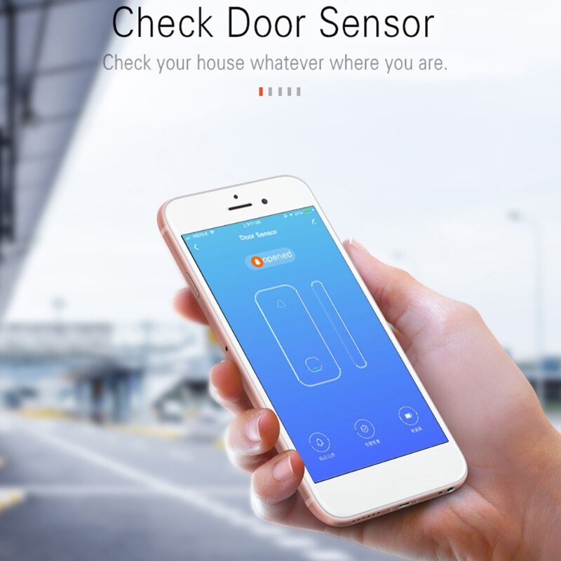 Smart Home Door Window Contact Sensor Wireless Notification Alerts Security