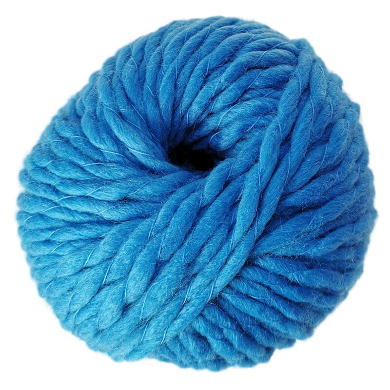 6mm 100G Thick Imitated Wool Needle Thick Woolen Thread Hand-knitted Woolen Blanket: 11 Sea Blue