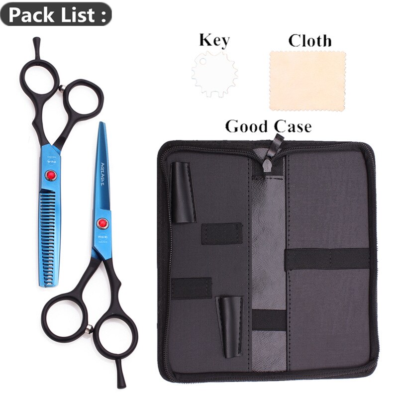 AQIABI JP-ciseaux en acier pour coiffeur, ciseaux de coupe de cheveux professionnels, 5.5 pouces, AQIABI JP, A1029: A1029 Lan D 5.5Y