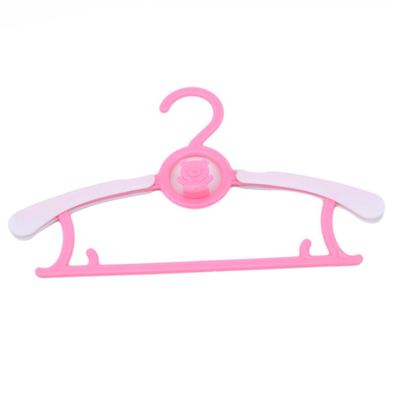 1PC Adjustable Baby Hangers Clothes Plastic Hanger Rack Children Kids Toddler Baby Clothes Drying Rack: 1PC red