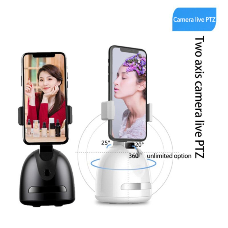 Estabilizador de cardán con seguimiento facial automático, trípode para teléfono, accesorios con rotación de 360 grados, AI inteligente, seguimiento de foto, Vlog, grabadora de vídeo, novedad
