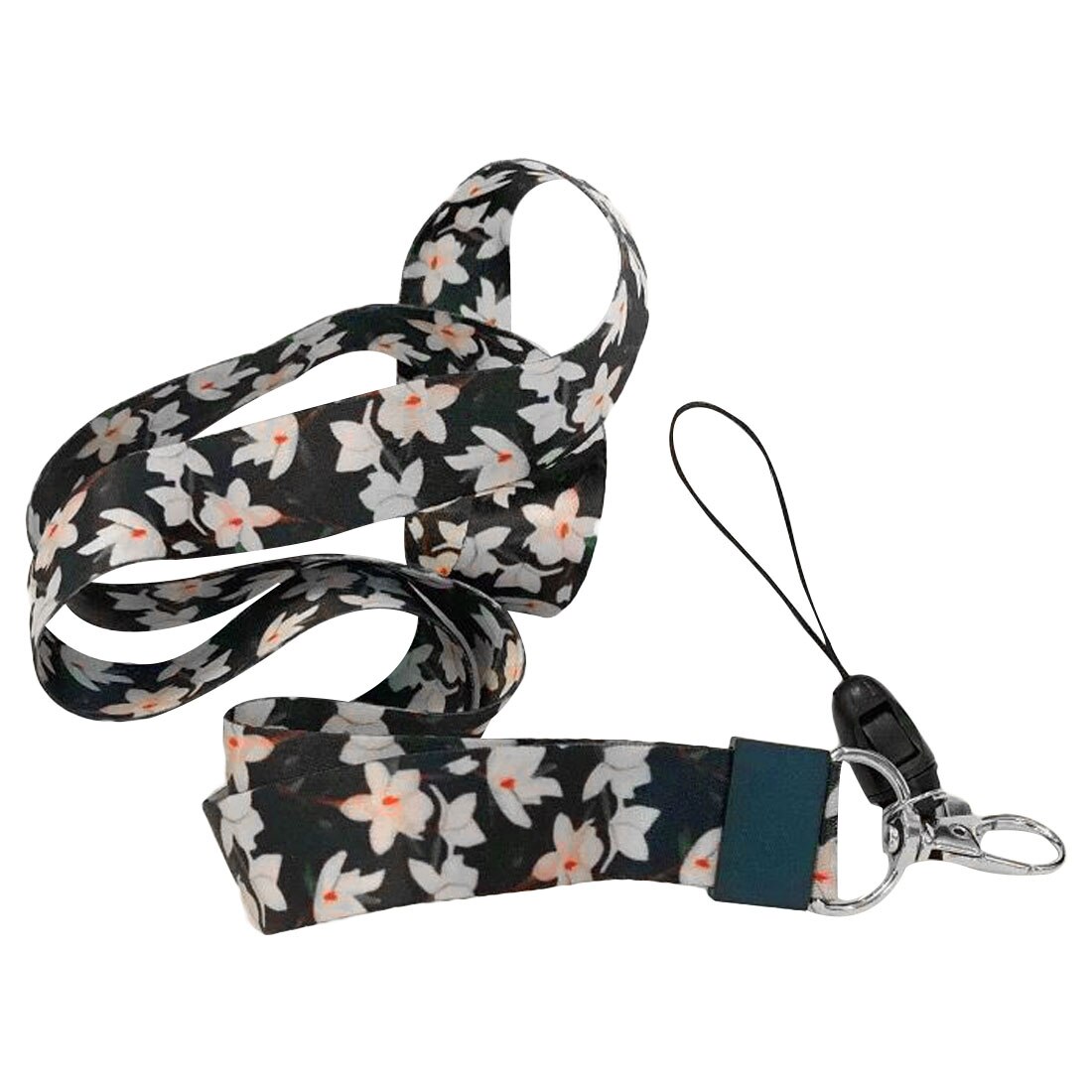 USB Badge Holder DIY Hang Rope Lariat Lanyard Flower Lanyard Neck Strap for keys ID Card Mobile Phone Straps for Huawei: 06