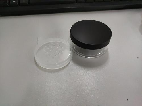 Pot de poudre cosmétique vide avec capuchon, pot de poudre Portable 50g, boîte compacte pour poudre de maquillage,