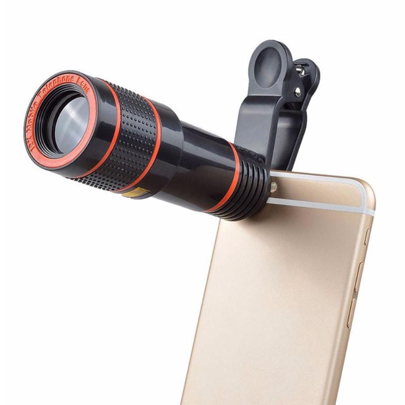 Universal HD 12x lens DSLR Optical Zoom Camera Telescope With Clip For iPhone/Huawei Universal extension Lens Mobile Phone