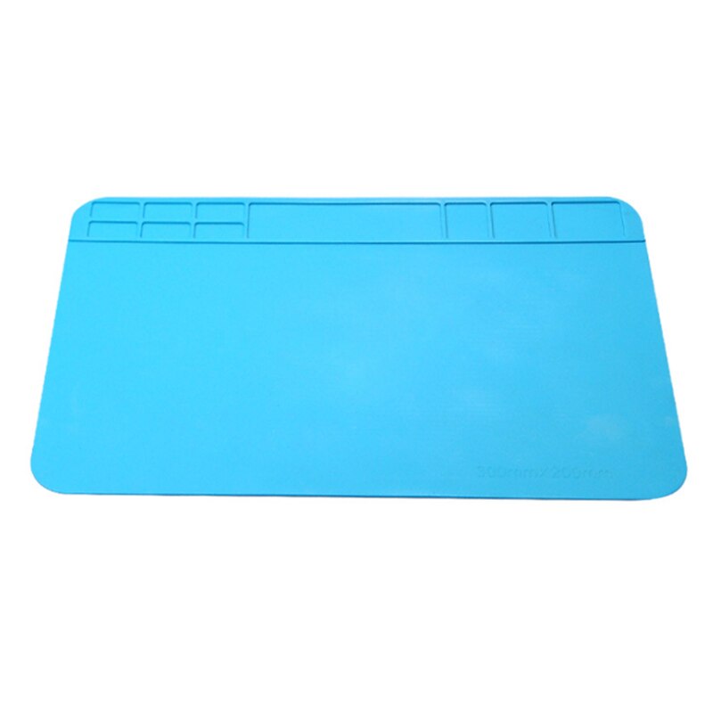 300*200mm Heat Insulation Pad Silicon Soldering Mat Heat-Resistant Work Pad Desk Protection Solder Rework Repair Tool Station Pa