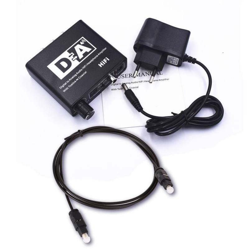 192kHz DAC Converter Digital to Analog Converter Volume Control for Xbox DVD Blu-ray PS3 PS4 AV Amps Cinema Systems