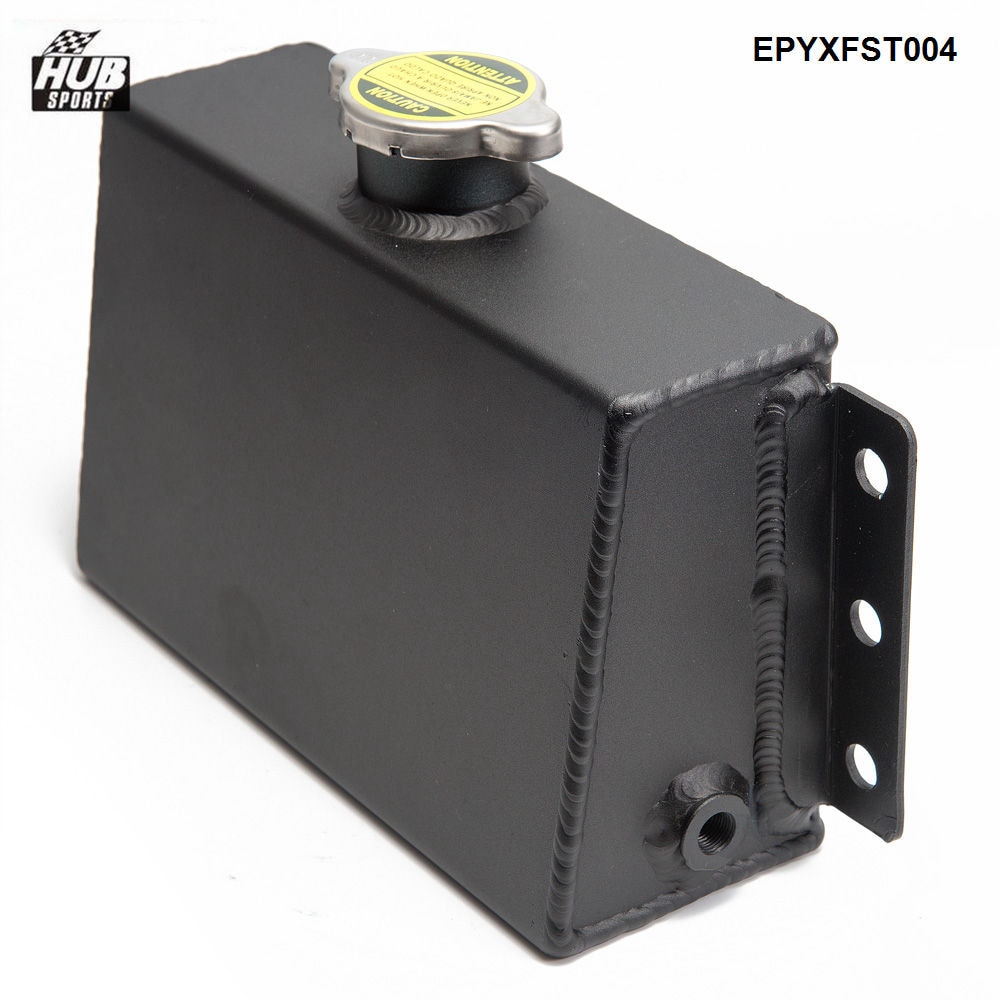 Universal Aluminum Coolant Expansion Fill Tank Overflow Reservoir Oil Catch Can Fuel Surge Tank EPYXFST004