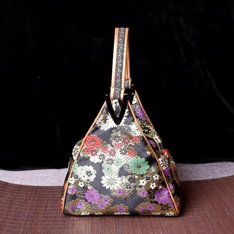 Vintage Bag Ladies Handbag Cheongsam Bag Chinese Style Characteristic Chinese Triangle Bag