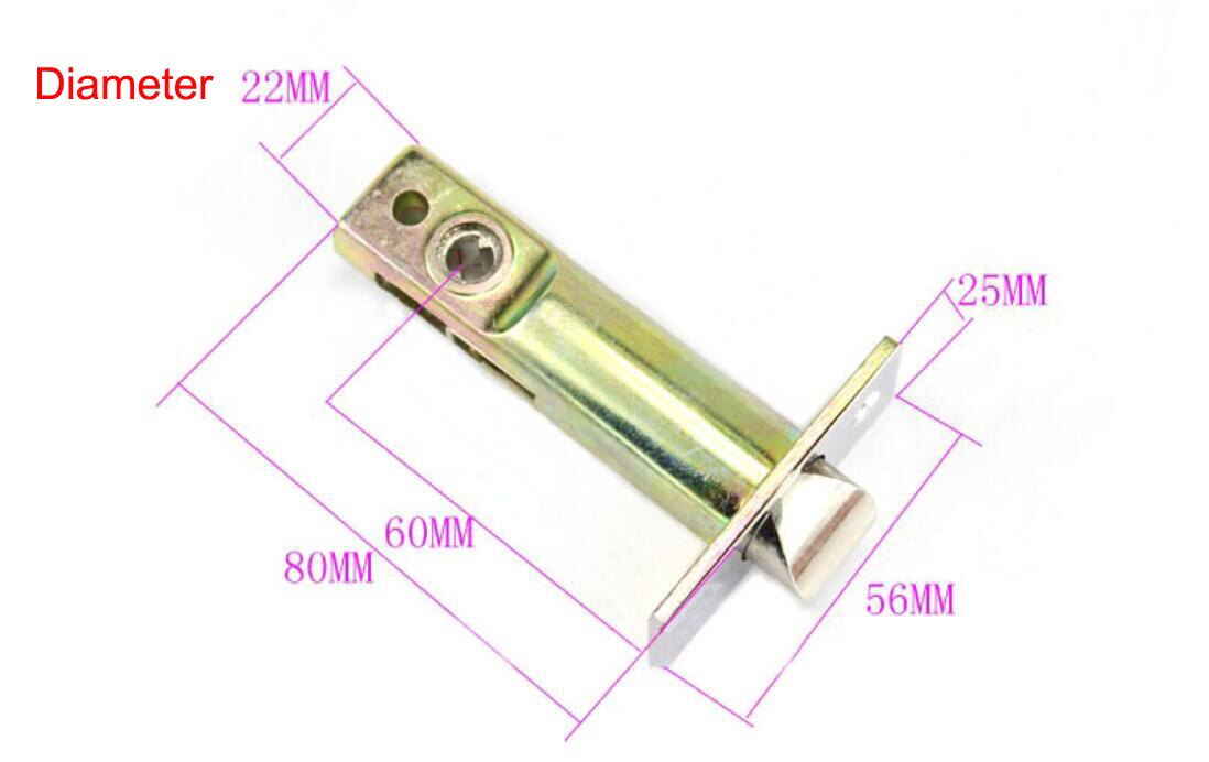 Waterproof Mechanical Digital Coded Door Lock Keyless Push Button keypad with 60mm Latch Manual Door Lock