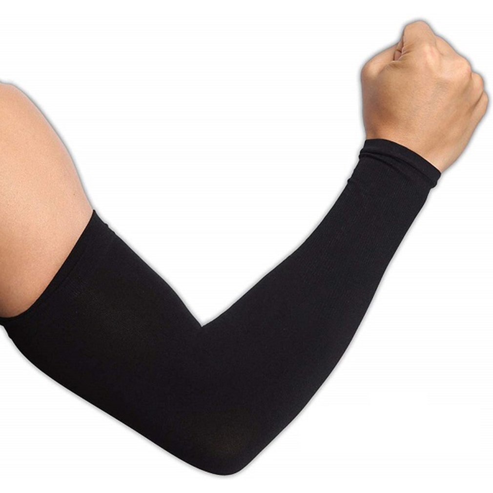 Uv Protection Cooling Arm Sleeves Upf 50 Compression Sun Sleeves For Men &amp; Women For Running Cycling Fishing Golf: Dark Grey