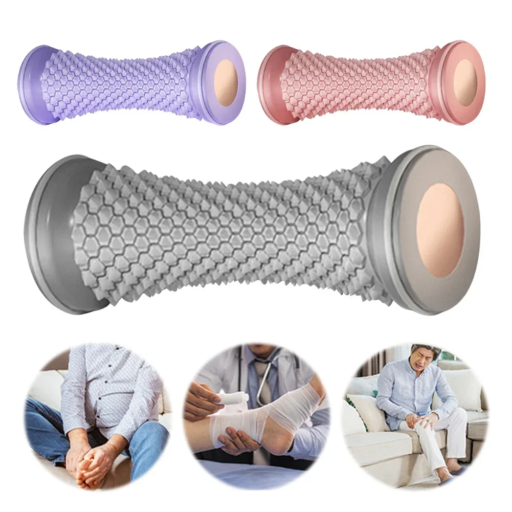 1Pc Voetroller Massager Yoga Fascia Roller Home Fitness Vingerafdrukbord Diepe Spierontspanning Voetmassage Roller