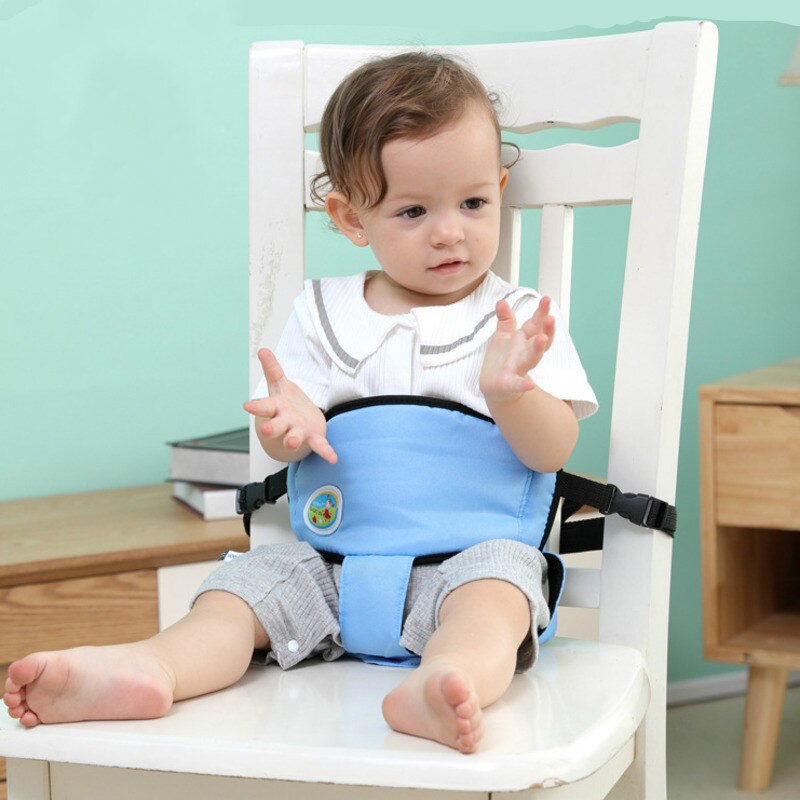Barnestol spisestue faldsikker sikkerhedsbælte børnebeskyttelsesudstyr baby-lillebælte bærbar sikkerhedssele