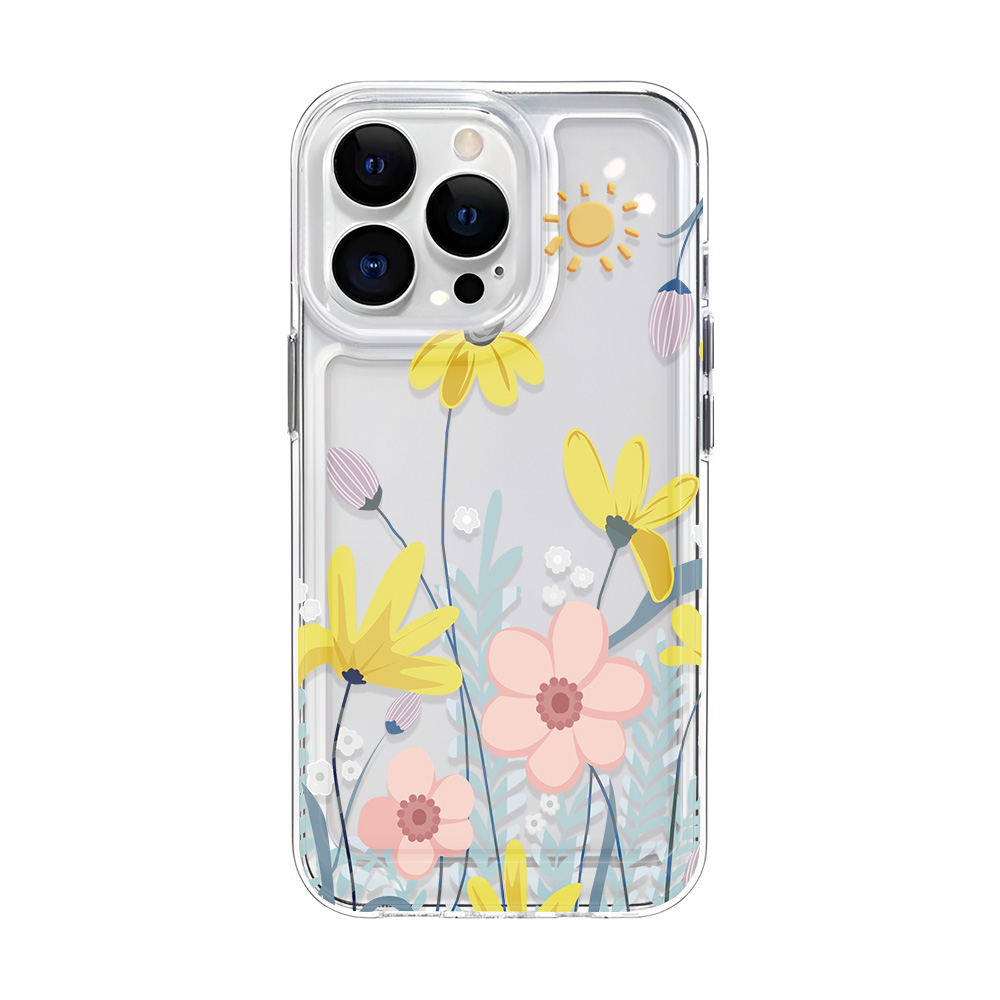 Flower Case For iPhone 13 Cases iPhone 15 12 11 14 16 Pro Max 14 15 Plus 16Pro iPhone 16E Clear Shockproof Cover Funda: Denim