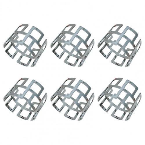6Pcs Napkin Buckle Exquisite Table Decoration Napkin Rings for Kitchen Table Napkins: Black  Grey Black
