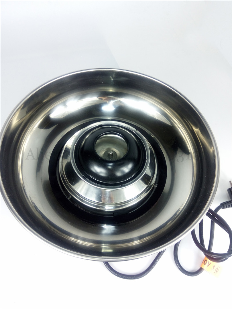 Mini Candy Floss Maker Pink Color Stainless Steel Bowl Electric Cotton Candy Machine 420W 220V