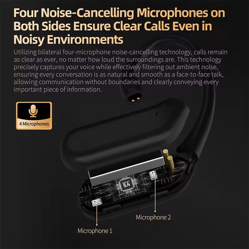 KZ AN01 Headphone Decoder Anc Noise Reduction Wireless Bluetooth 5.4 2-Pin LDAC High-Definition Audio Decoding Customization
