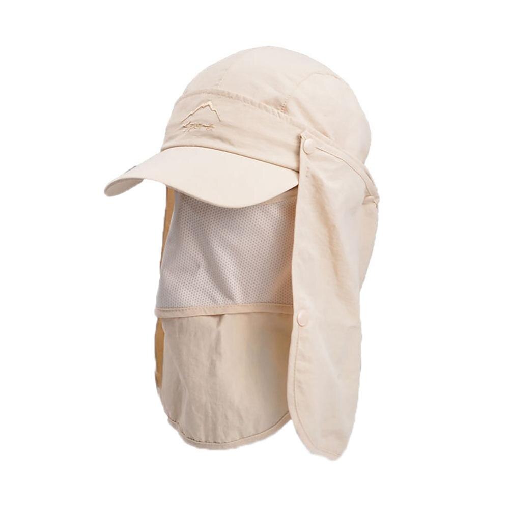 Outdoor Flap Caps Snel Droog 360 Graden Bescherming Zonnescherm Ademend Waterbestendig Oor Neck Cover Sportkleding Accessoires: M