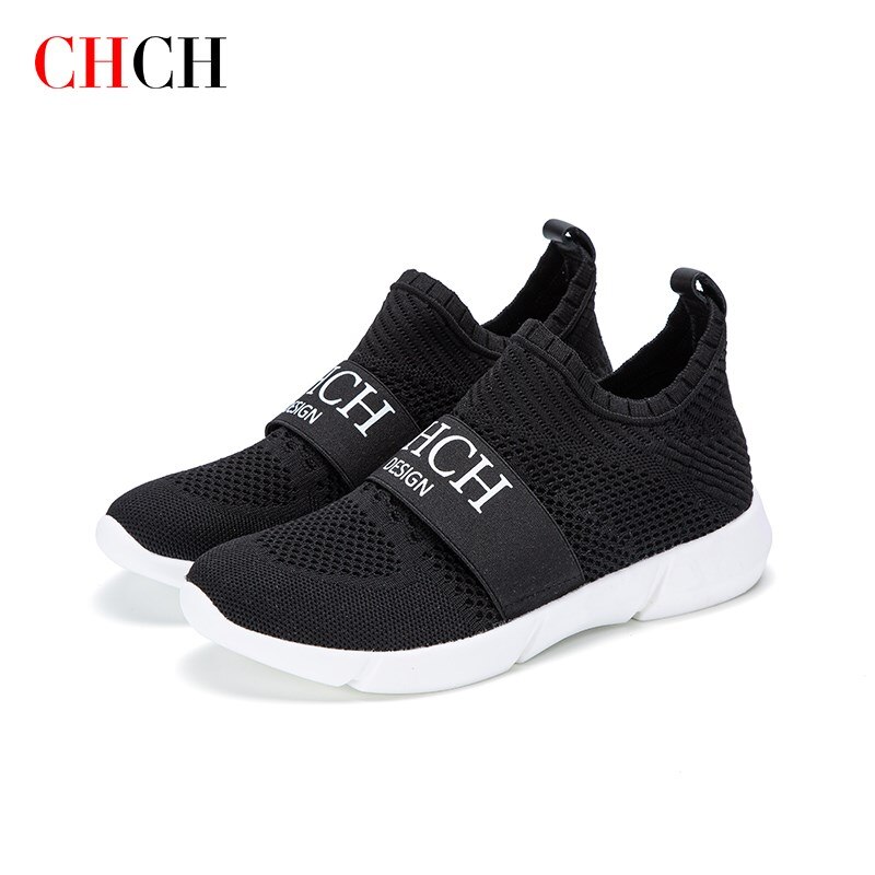 CHCH Women Shoes Gray Simple Shoes Black Causal Shoes Adult Sport for Adult Shoes School