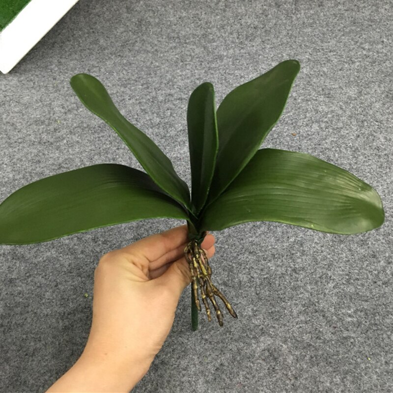 Real touch phalaenopsis leaf artificial plant leaf decorative flowers auxiliary material flower decoration Orchid leaves