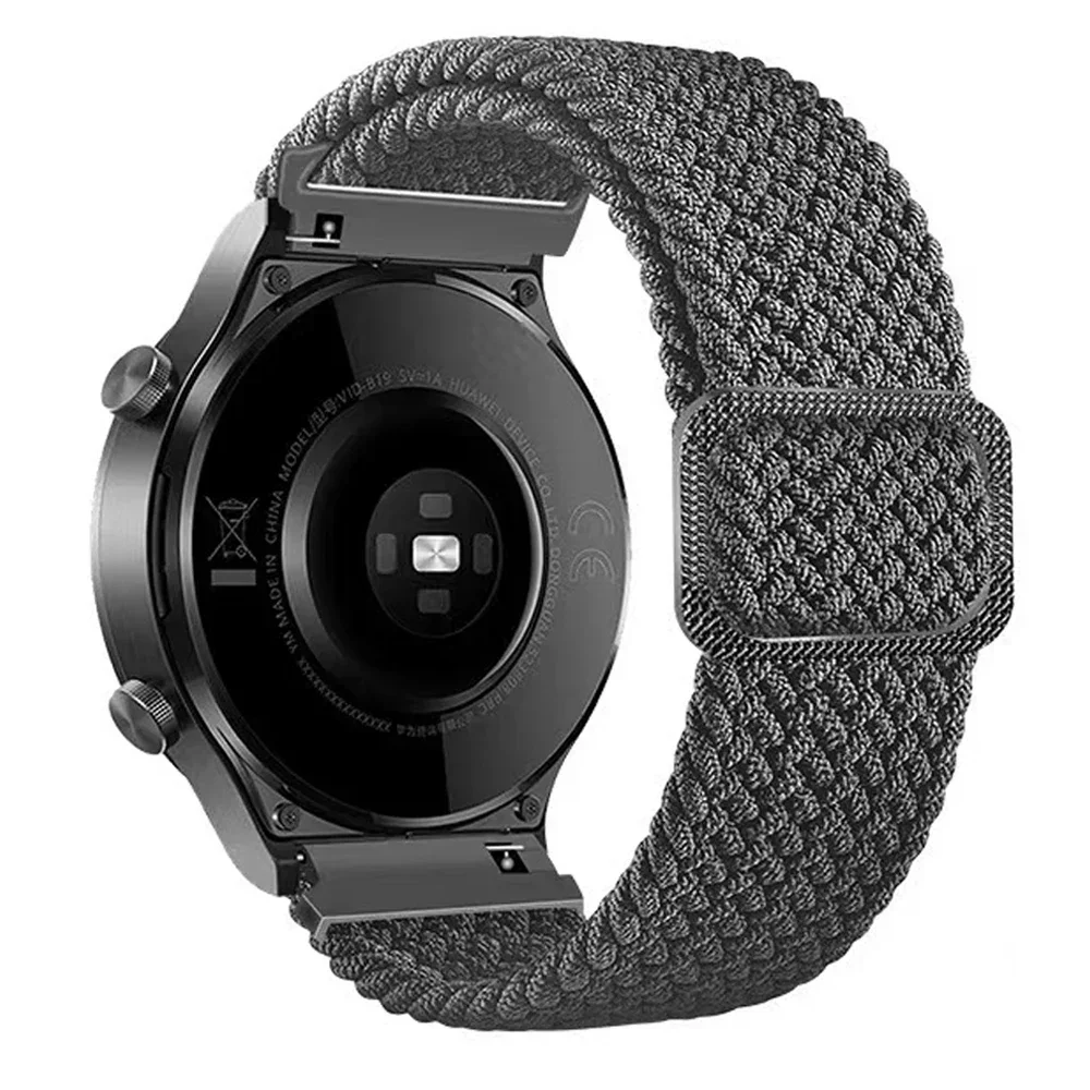 20 x 22mm rem til suunto 5 / 9 peak pro dlc-rem suunto race s/vertical/ocean smartwatch-armbånd flettet nylonrem korrea