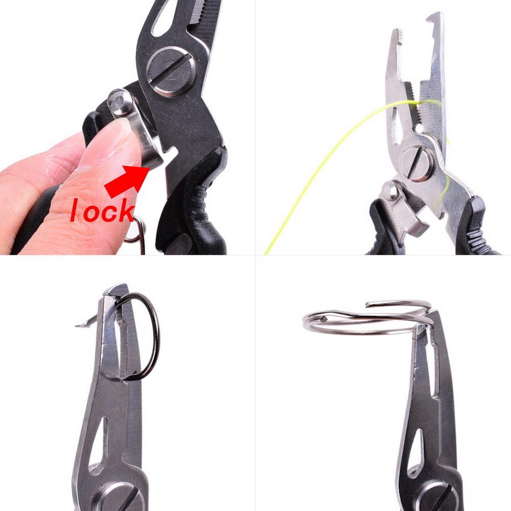 Angeln Zange Scissor Braid Linie Köder Cutter Haken Remover Tackle-Tool Schneiden Fisch Zange Schwarz Blau Orange Schere