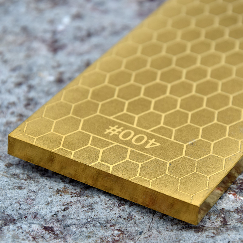 Titanium plating knife sharpener 400 1000 grit sharpening stone angle guide 304 stainless steel base