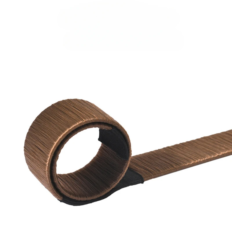 Magic Bun Maker-herramientas de bricolaje, banda para la cabeza de capullo de Donut sintético, banda para el cabello con bola giratoria, accesorios para el cabello para mujeres y niñas, plato francés dulce hecho