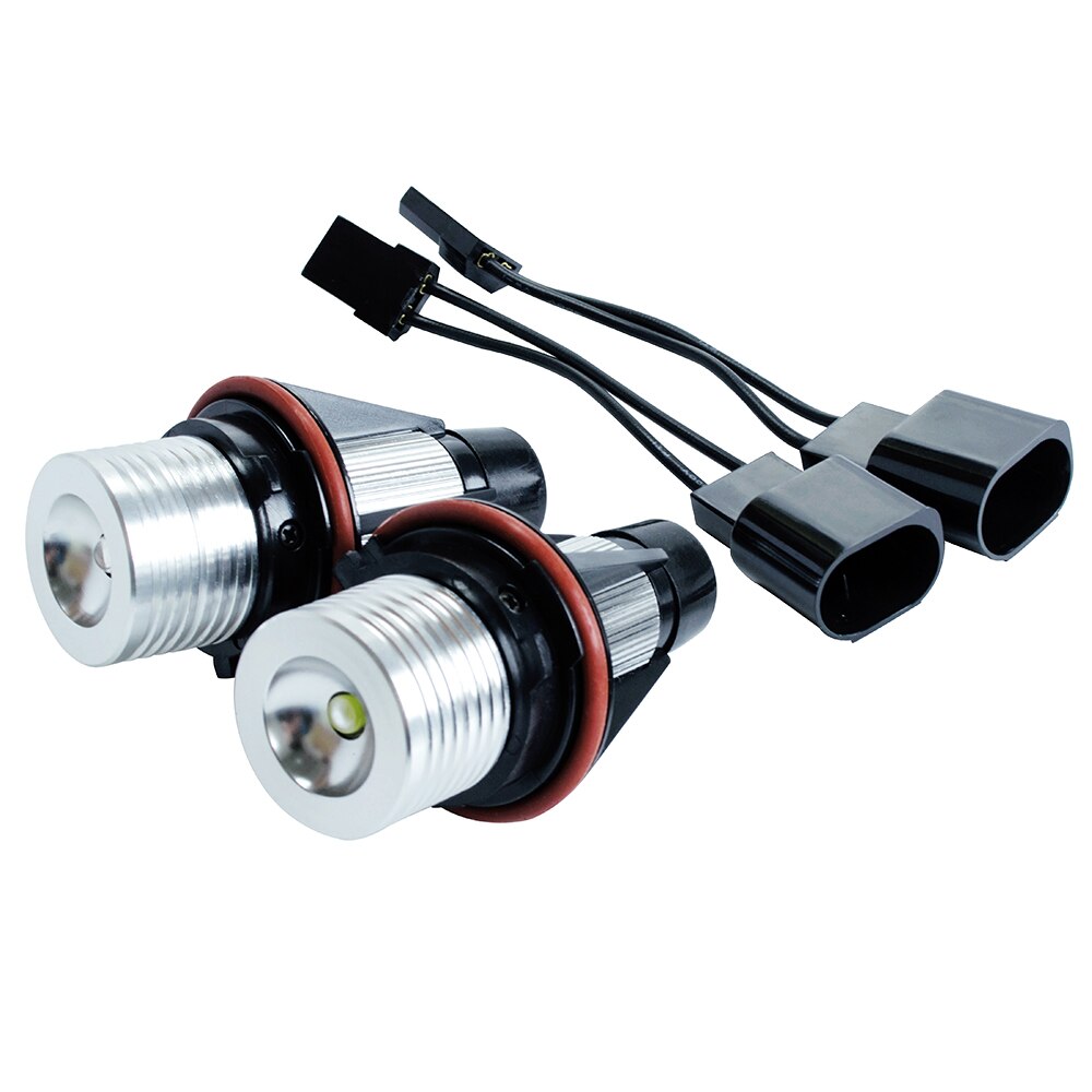 2 stk led engel øjne markør pærer til bmw  e39 e53 e60 e61 e63 e64 e65 e66 e87 525i 530i xi 545i m5 fejlfri 2*5w
