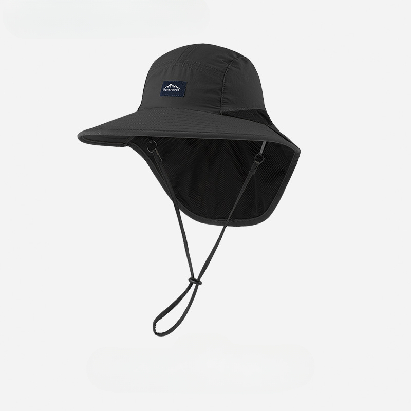 Chapeau de Soleil Panama Unisexe - Large Bord Imperméable Séchage Rapide - Casquette Visor Extérieur Respirant avec Rabat de Cou: Lavande
