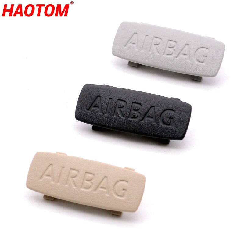 1PCS Car A B C Pillar Insert Trim Cover &quot;AIRBAG&quot;Badge Pearl For CC Golf Jetta Passat Polo 5G0 853 437 1K0 3C0 853 437 B