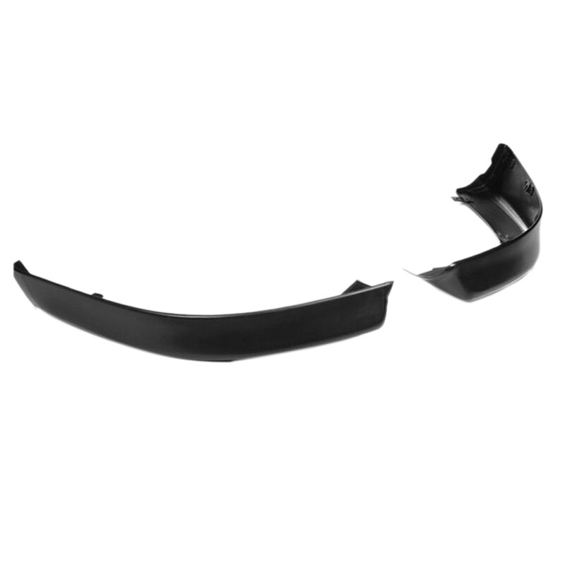 2Pcs Car Front Bumper Splitter Lip Spoiler Body Kit Diffuser Protector Black for Mitsubishi Lancer