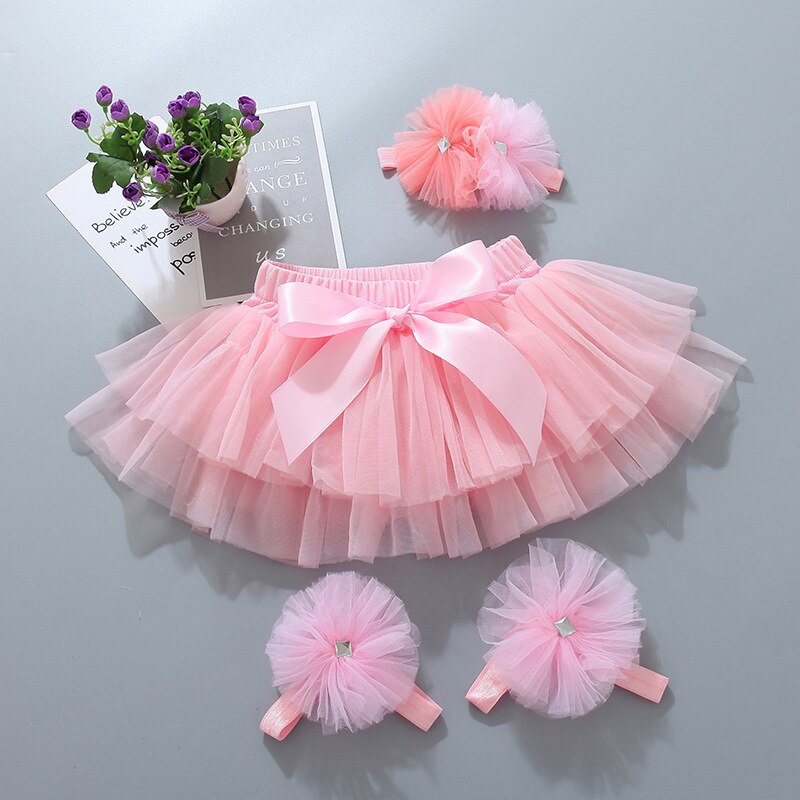 Zomer Baby Kleding Tutu Geplooide Rok Kinderen Rok Europese Amerikaanse Kinderkleding Culottes Tutu Rok Voor Baby Meisje: pink / 2-3T