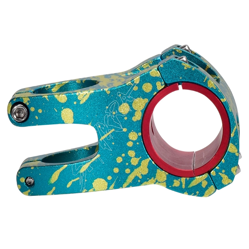 Mountain Bike Stem 31.8 / 35Mm 35Mm / 50Mm Dazzle Bicycle Stem Ultralight Aluminum Short Handlebar Stem Riser For Mtb: BLGD-B