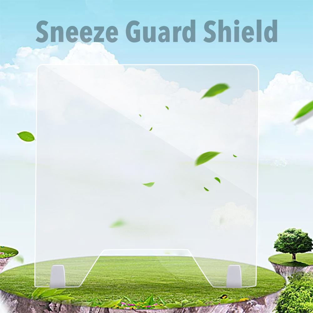 Acryl Partitie Niezen Guard Shield Transparant Glad Niezen Druppeltjes Panel Board Voor Meest Werkbladen Desktops