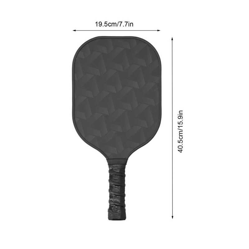 Pickleball acessório ao ar livre portátil esportes pickleball paddle raquete de tênis mesa fibra carbono pp