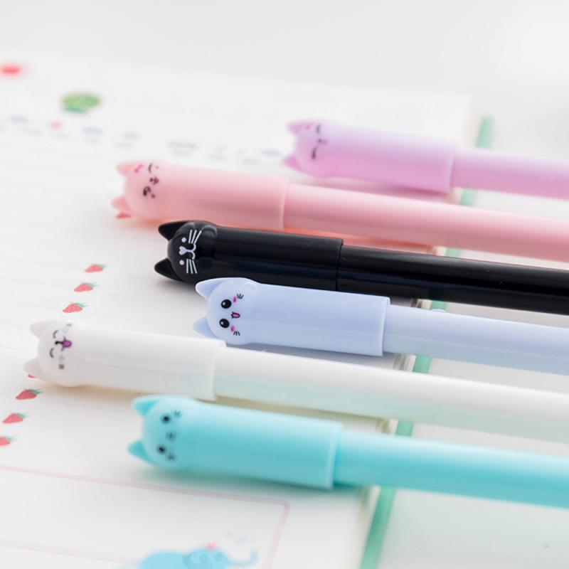 1 stücke Gel Stifte Kawaii Stift Set Nette Katze Stifte Schreiben Supplies Schule Liefert Kreative Schreibwaren