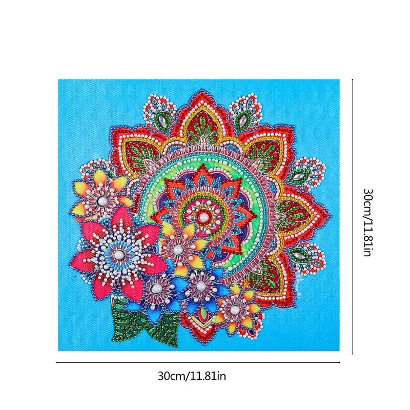 Mandala blomst 5d gør-det-selv special diamantmaleri broderi rhinsten krystal korssting håndarbejde håndværkssæt boligindretning