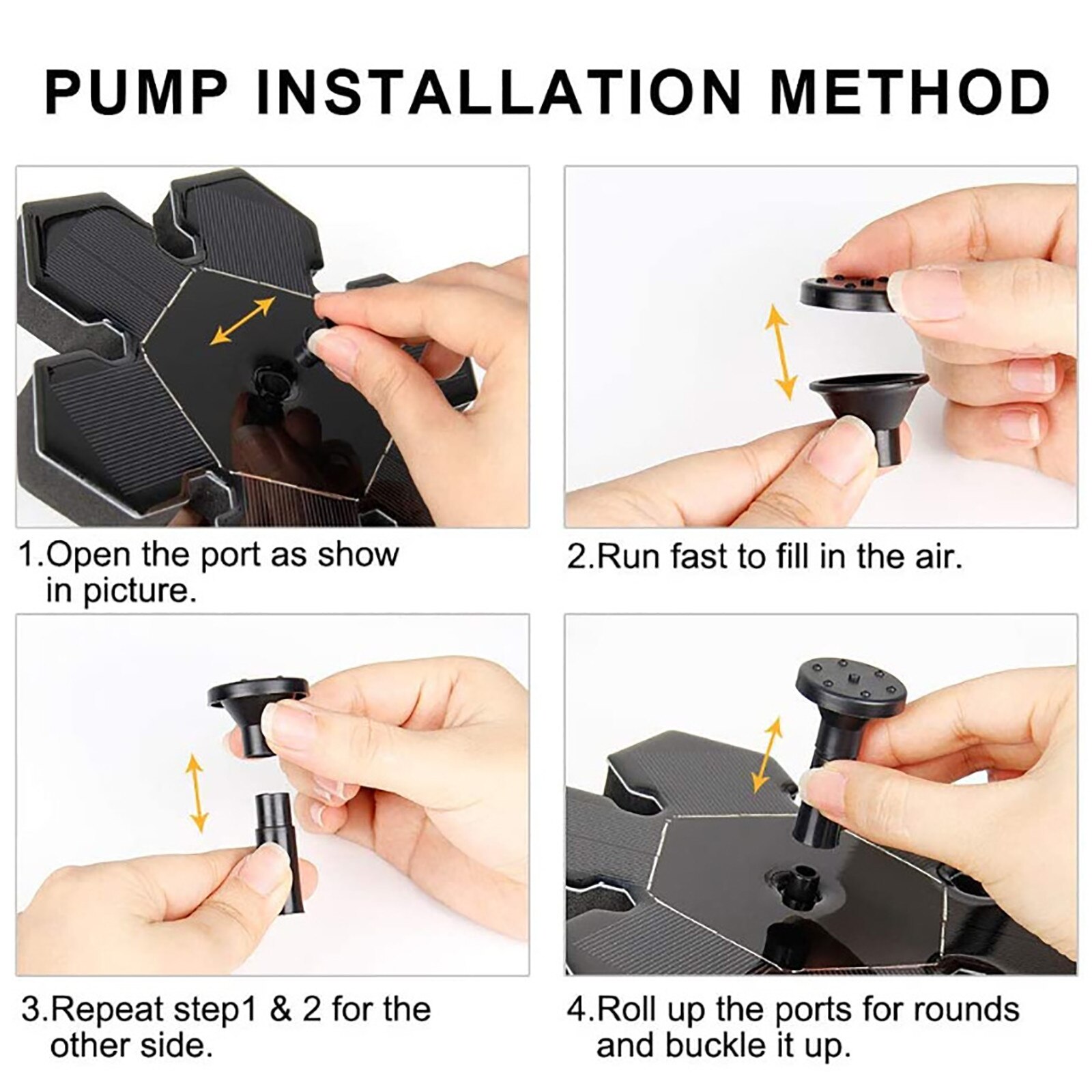 Solar Powered Fountain Solar Panel Water Floating Fountain Garden Decoration Water Pump-for Bird Bath Pond Garden Decoration