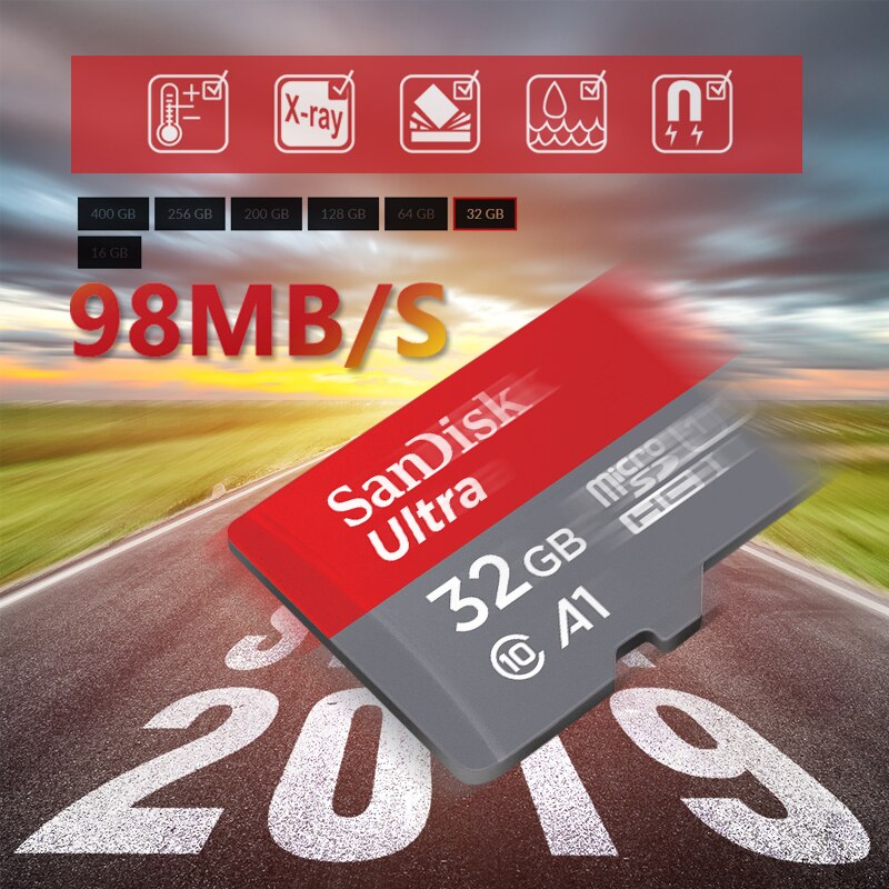 SanDisk Speicher Karte 64G 128G 16G SDHC EVO plus MicroSD Micro SD C10 4K TF Trans flash 32 GB Klasse 10 Telefon Karten für go pro