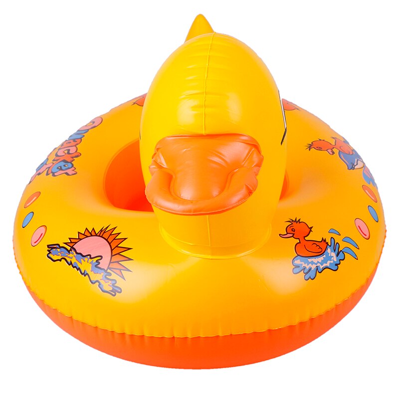 Gele Eend Float Kids Opblaasbare Baby Peuter Zwemmen Walvis Zwemmen Seat Zwembad Vis Ring