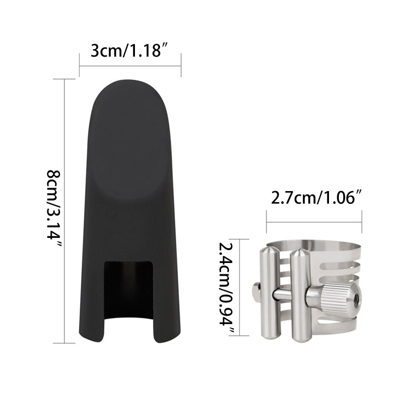 F1fd alto/tenor/soprano saxophone mouthpiece ligature professional alto saxophone sax mouthpiece ligature compact durable